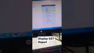 #how to display GST Report in tally prime