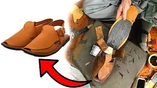 The Art of Making leather sandal | Hand Made Sandal | sandal for men | chappal | shoes