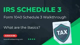 IRS Form 1040 Schedule 3 - Intro to the Different Fields