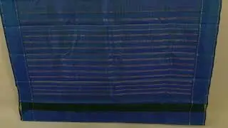 Peacock Blue Kanjivaram Silk Saree SS7905