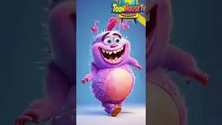 Moti the Monster's Fun-Filled Dance Party | Monster Party Song for Kids #shorts #foryou #shortfeed