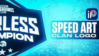 Clan logo speed art // pubg clan logo speed art // notify graphic