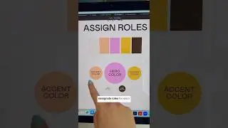 How to audit your brand color palette in 60 seconds 🎨 #colorpalette #graphicdesign #webdesign