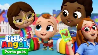 Sons de animais | Little Angel - Portuguese | Learn New Languages With Baby John, Jack & Jill