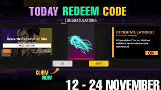 30 November 2022 redeem code | today redeem code free fire | ff new event