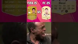 FIFA 15 vs FC 25 Ratings #fifa #fifaratings #fifanostilgia #fc25  #ytshorts #football #fifashorts
