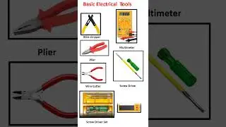 Basic electrical tools  #electrical #electricalinstallation #electric