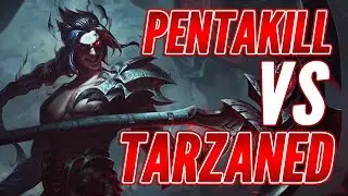 14 YEAR OLD CHALLENGER JUNGLER GETS A PENTAKILL VS TARZANED!?!? | GryffinnLoL