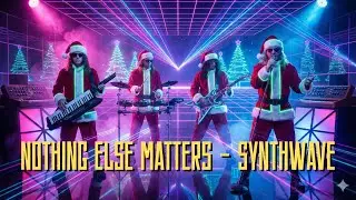 Nothing Else Matters (Synth Pop Cover) | Metallica in 80s Neon Style