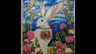 How to color - Magisk Gryning - RABBIT in Raspberries - part 3 - Tutorial