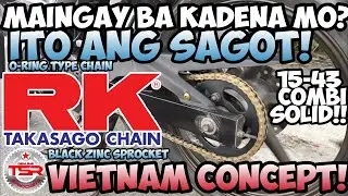 RK CHAIN o ring type | Tsr sprocket Rs 150/Gtr 150 | Installation | Review 15 42 Sprocket Combi