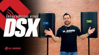 LAN&Ccedil;AMENTO! Caixas Ac&uacute;sticas Ativas DSX 1500 e 2000 com DSP!