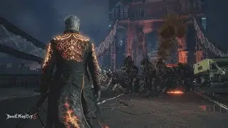 Hellfire Vergil is cooking