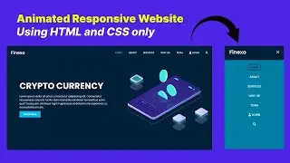 Responsive Website using HTML and CSS only | Website Landing Page