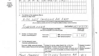 How to form a Numbered Corporation in Ontario.