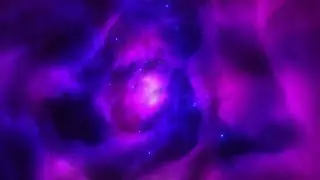 Nebula cloud Colorful seamless Loop animation