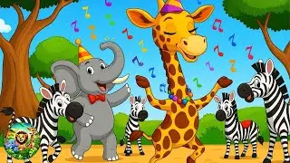 GIRAFFE&acute;S PARTY - Safari Animals Dance Songs for Kids