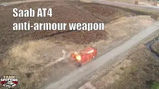 Saab AT4 Anti-Armour Weapon Demonstration Against Container - Anti-Structure Capabilities