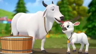गैया मेरी गैया | Healthy Habits for Kids | Gaiya Meri Gaiya Hindi Rhymes | Anshi Kidzzy Hindi
