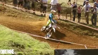 Steven Clarke CRASH at Blaxhall - Maxxis British Motocross