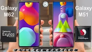 Samsung Galaxy M62 Vs Samsung Galaxy M51 Full Comparison