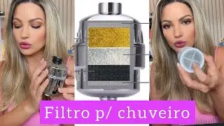Meu FILTRO PARA CHUVEIRO (cloro e metais pesados)