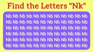 How good are your eyes? Can you find the odd letter ? Puzzle quiz #20