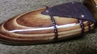 Gladius-inspired triple-flow obsidian dagger