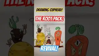 Рисую набор ROOT PACK! #cuphead #art #shorts #shortsfeed #gaming #fyp #trending