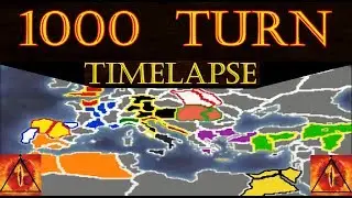 1000-ходовая покадровая съёмка: Medieval 2 Total War (только ИИ)