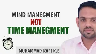 Mind Manegment Not Time Management  | Morning Miracle