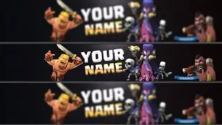 FREE Youtube banner template#2 | Photoshop + Tutorial