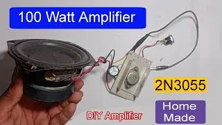 How To Make Diy Amplifier At Home || Powerfull 2N3055 Transistor Amplifier || Home Made Amplifier 