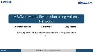 [CVPR 2024] MR-VNet: Media Restoration using Volterra Networks
