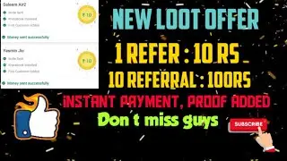 #NEW LOOT OFFER#  khatabook app offer/per refer 10rs/instant to bank account/proof received guys/