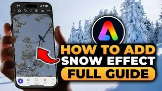 How To Add Snow Effect in Adobe Express (FAST & EASY) | 100% WORKS | NO Yapping, To The Point!