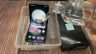 Samsung Galaxy Z Flip 5 Water Test 💧 Let's See Galaxy Z Flip 5 is Waterproof Or Not?