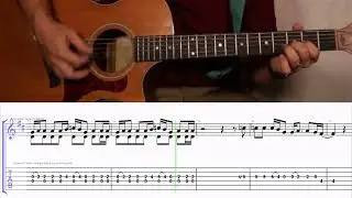 How to Play the Melody to Copperhead Road by Steve Earle on Guitar with TAB
