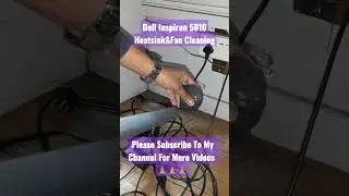 Keeping Your Dell Inspiron 5010 cool and clean|Heatsink and Fan cleaning in progress#shortvideo