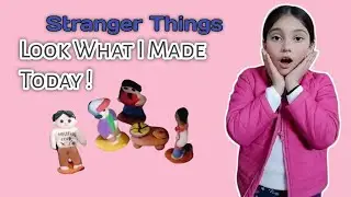 Diy Stranger Things House With Characters/Amazing Art!/ Little_crafty_ hands-Art