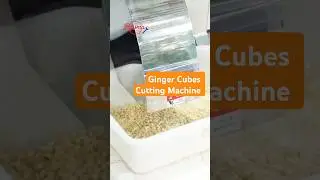 Ginger Cubes Cutting Machine #dicermachine