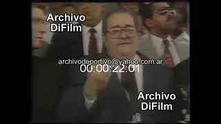 Dan Quayle (US Vice President) visits Panama 1989 FOOTAGE ARCHIVE