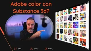 (🇪🇸) El Cafecito CGVinny #:1 como usar Adobe Color con Substance 3D Designer y Painter...