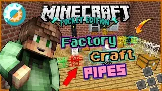 BuildCraft в Minecraft PE?! Обзор мода Factory Craft Pipes (трубы) на minecraft PE | Inner core