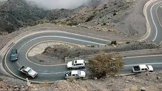 تعليم السياقة في المناطق الجبلية والمرتفعات السياقة في المنعرجات طريق الشحنة جيجل
