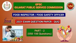 Gujarat || FI || FSO || 2021 || Exam Question Paper || Quiz || Part-2