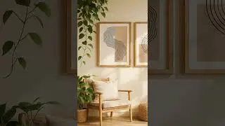 Set of 2 Printable Wall Art for Neutral Modern Home | Minimal Abstract Digital Art  #interiordesign