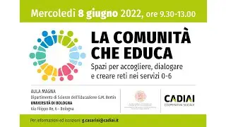 La comunità che educa. Spazi per accogliere, dialogare e creare reti nei servizi 0-6  -  08/06/2022