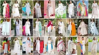 💕💕25+ Summer Special Model White/Off White Suit Design l Stylish White/Off White Suit Collection❤️