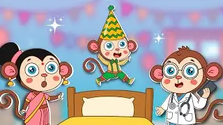 Five Little Monkeys Jumping on the Bed | Children Nursery Rhymes and Kids song | &nbsp;@Lilmoonrhymes